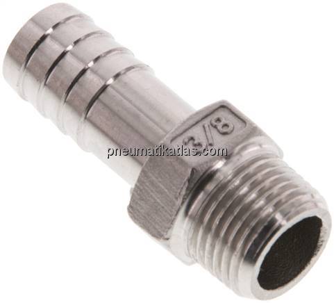 Gewindetülle NPT 3/8"-13 (1/2")mm, 1.4408