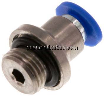 Gerader Steckanschluss G 1/8"-4mm, IQS-Standard m. Innens.