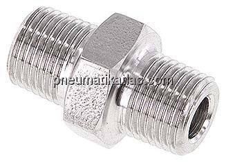 Doppelnippel NPT 1/8"-NPT 1/8", 1.4571