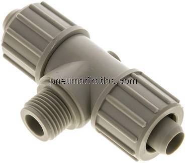 T-Verschraubung G 1/2"-20x13mm, Polypropylen