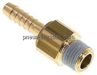 Gewindetülle, drehbar R 1/4"-6 (1/4")mm, Messing, PN 12
