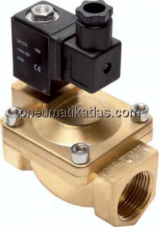 2/2-Wege Magnetventil G 1-1/2", stromlos geschlossen (NC),FKM Eco