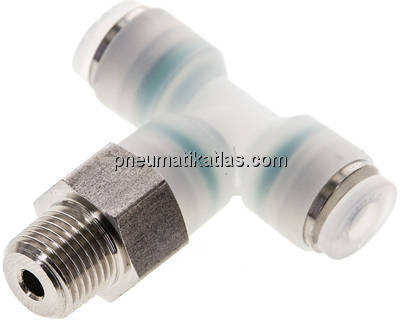 T-Steckanschluss R 1/8"-4mm, IQS-ES LE/IQS-PVDF