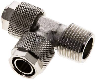 LE-Verschraubung R 3/8"-12x10mm, Messing vernickelt