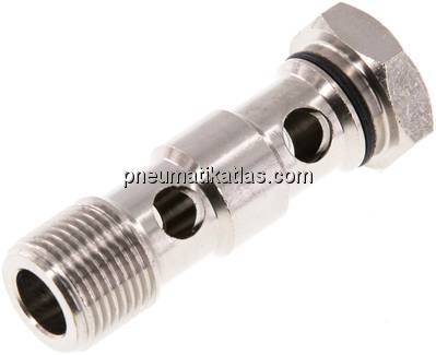 Hohlschraube für IQS-Ringstücke, G 3/8" 2-fach