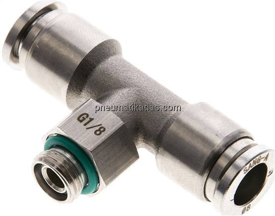 T-Steckanschluss G 1/8"-8mm, IQS-ES LE/IQS-PVDF