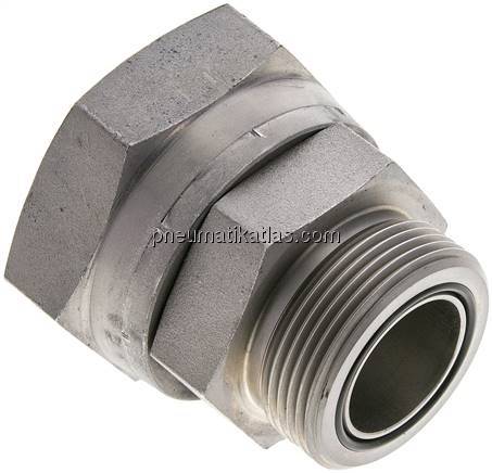 ORFS-Verschraubung UN 2"-12(IG)-UN 1-11/16"-12(AG)
