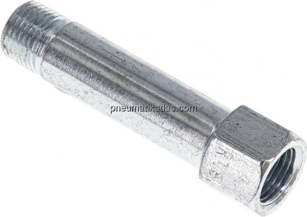 Gewindeverlängerung (Schmiernippel) R 1/8" AG - Rp 1/8" IG