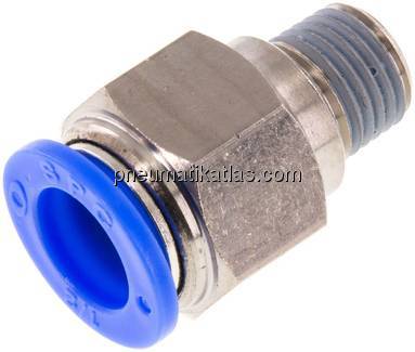 Gerader Steckanschluss NPT 1/4"-1/2" (12,7 mm), IQS-Inch
