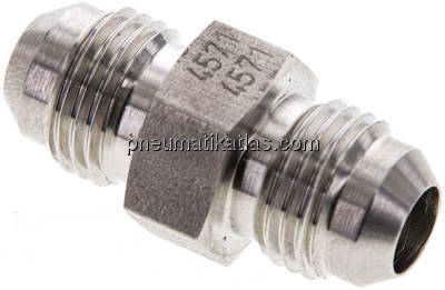 Doppelnippel UNF 9/16"-18(JIC)-UNF 9/16"-18(JIC), 1.4571
