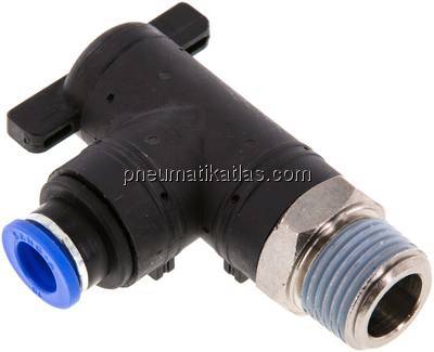 Winkel-Absperrhahn R 1/2"-10mm, IQS-Standard