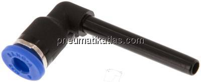 Winkel-Steckanschluss, langer 4mm Stecknippel, IQS-Standard