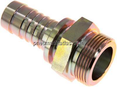 Gewindetülle, Sicherungsbund G 1-1/4"-25 (1")mm, Stahl verzinkt