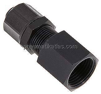 Aufschraub-Schott-Verschraubung G 3/8"-10x8mm,Aluminium