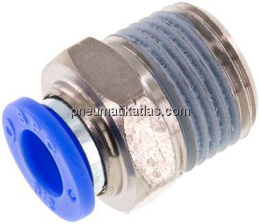 Gerader Steckanschluss NPT 1/2"-3/8" (9,52 mm), IQS-Inch
