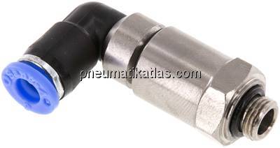 Winkel-Schnelldrehverschraubung G 1/8"-6mm, IQS-Standard