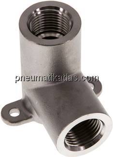 Wanddose 2 x G 1/2" (IG), 1.4408