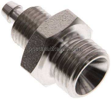 Gerades Gewindestück G 1/4"-6x4mm, 1.4571 ohne Mutter