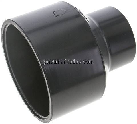 Klebemuffe, PVC-U, 110x125mm - 63mm