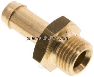 Gerader Steckanschluss G 1/8"-6mm innen, Messing