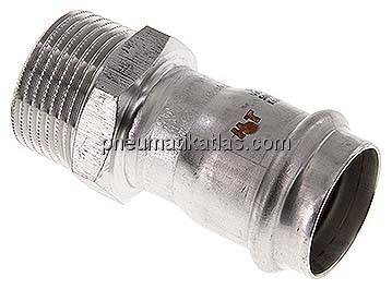 Pressfitting, Übergangsnippel 28mm innen / R 1" AG
