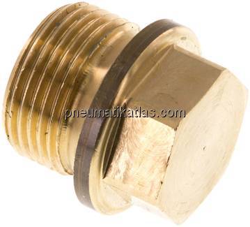 Verschlussstopfen Außenskt. G 3/4", Messing