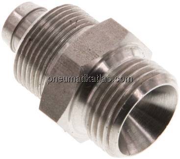 Gerades Gewindestück G 3/8"-10x8mm, 1.4571 ohne Mutter