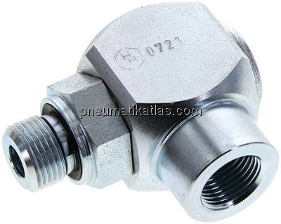 Hochdruck-Winkel-Drehgelenk G 3/8" Stahl verzinkt