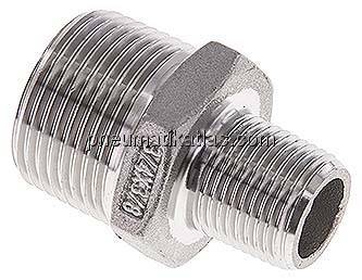 Doppelnippel NPT 3/4"-NPT 3/8", 1.4408