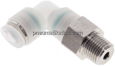Winkel-Steckanschluss R 1/8"-4mm, IQS-ES LE/IQS-PVDF