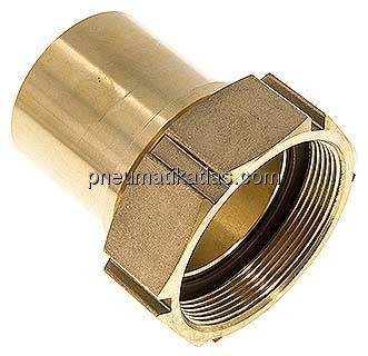 Schlauchtülle, EN14420-5 G 2-1/2"-63 (2-1/2")mm, Messing