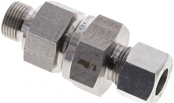 Hydraulik-Rückschlagventil 12 L (M18x1,5)-G 3/8", 1.4571