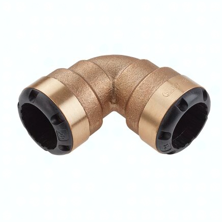 RR02 N7 01 Transair 3/4" (22mm) 90° Elbow w/ EPDM Seal