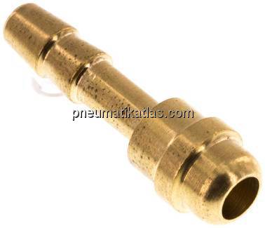 Tülle Messing, G 1/8"-4mm, ohne Mutter
