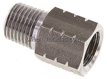 Reduziernippel R 1/4"(AG)-NPT 1/4"(IG), 1.4571