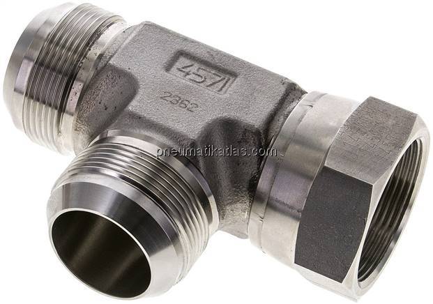 T-Verschraubung,UN 1-7/8"-12 (JIC), V4A