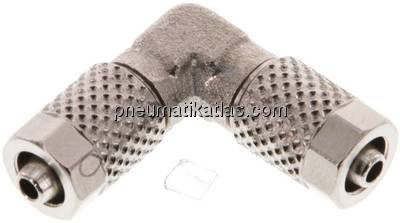 Winkel-Verschraubung 5x3mm, Messing vernickelt