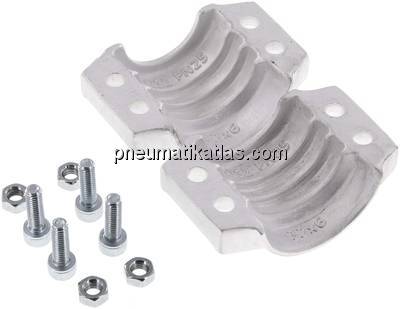 Klemmschalen 43 - 46mm, Aluminium, EN14420-3 (DIN2817)