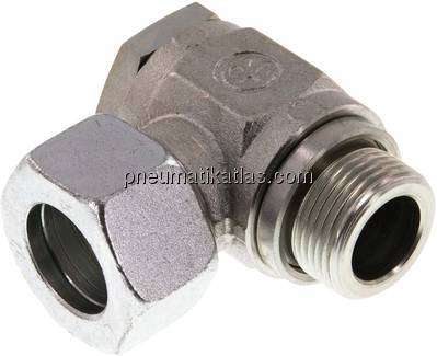 Winkel-Schwenkverschraubung G 3/4"-22 L (M30x2), Stahl verzinkt