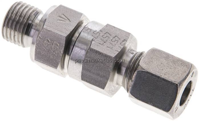 Hydraulik-Rückschlagventil 8 L (M14x1,5)-G 1/4", 1.4571
