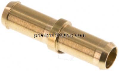 Gerader Steckanschluss 6mm-6mm innen, Messing