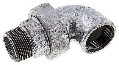 Winkel-Verschraubung konisch dichtend Rp/R 1-1/4"(IG/AG)