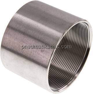 Rundmuffe Rp 3"-Rp 3", 1.4408