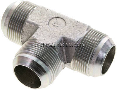 T-Stück,UN 1-5/8"-12 AG (JIC), Stahl verzinkt