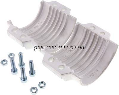 Klemmschalen 114 - 119mm, Aluminium, EN14420-3 (DIN2817)