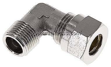 Winkel-Schneidringverschraub. R 3/8"-12 L (M18x1,5), Messing vernickelt