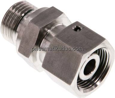 Einstellb. Schneidringverschr. G 1/2"-14 S, 1.4571
