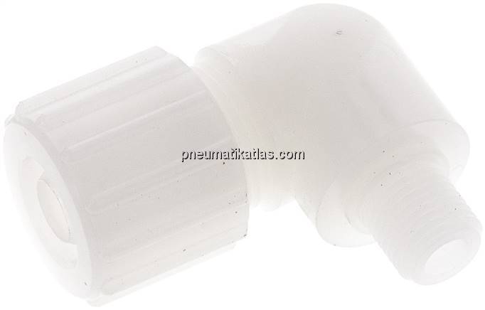 Winkel-Verschraubung G 1/4"-15x9mm, PVDF