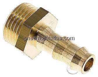 Steckanschluss G 1/2" AG, Messing, 9,5mm GSP-Schlauch
