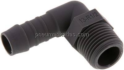 Winkel-Gewindetülle R 1/2"-13 (1/2")mm, PA 6